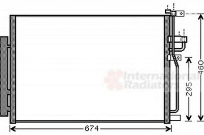 VAN WEZEL 37005436 -  Конденсатор, кондиционер